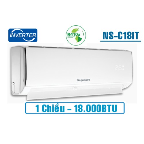 Điều hòa Nagakawa inverter 1 chiều 18.000BTU NS-C18IT Điều hòa Nagakawa inverter 1 chiều 18.000BTU NS-C18IT